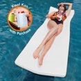thumbnail image 1 of Texas Recreation Foam Super-Soft Kool Pool Float, White, 1 of 3