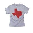 thumbnail image 1 of Texas Red Republican - Election Silhouette Boy's Cotton Youth Grey T-Shirt, 1 of 2
