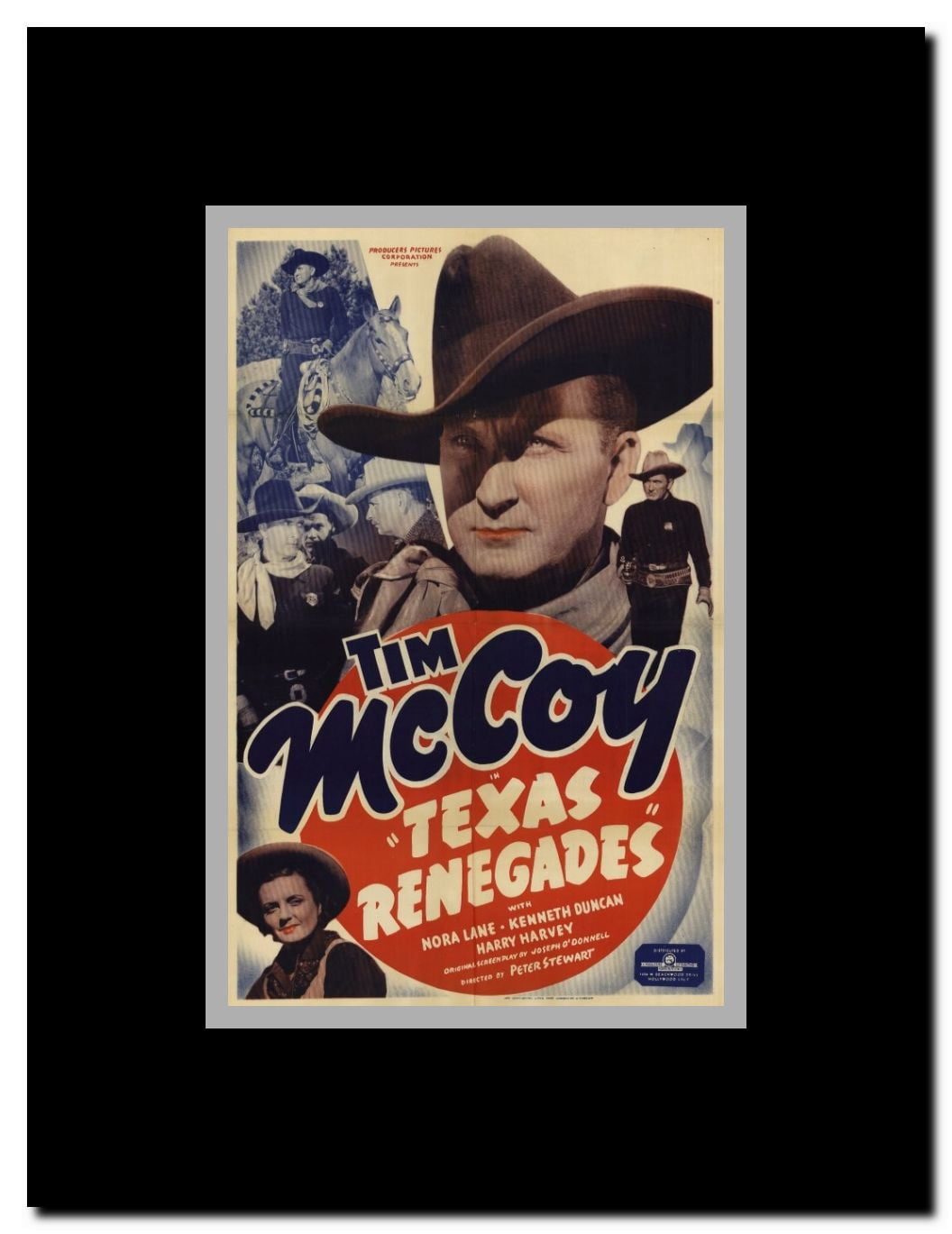 Texas Renegades Framed Movie Poster