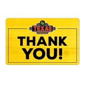 Texas Roadhouse $15 Thank You eGift Card [Email Delivery]