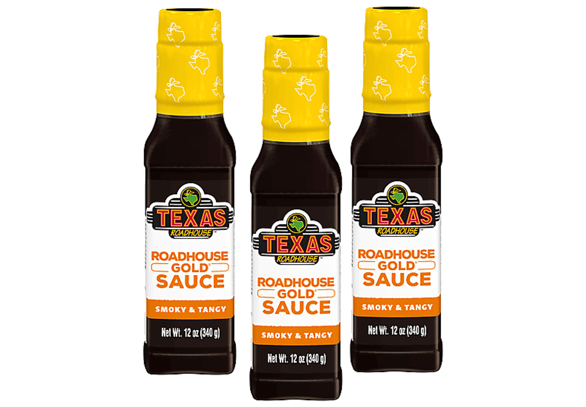 Texas Roadhouse Gold Sauce, Smoky & Tangy, 3Pack 12 fl. oz. Bottles