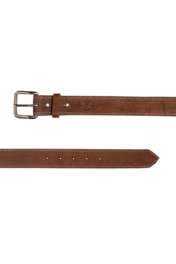 Mens   Roughout Belt 38 Chocolate