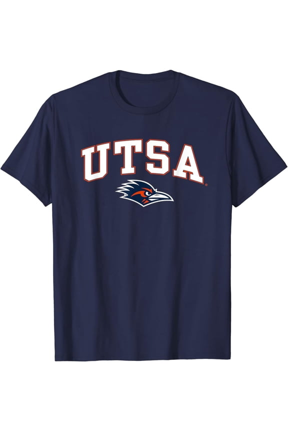 Texas San Antonio Roadrunners Arch Over Navy Vintage T-Shirt