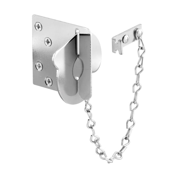 Texas Security Bolt, Steel, Chrome