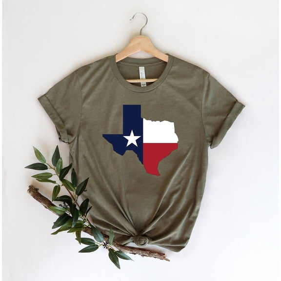 Texas Shirt, Texas Map Silhouette Tee, Texas Cities Shirt, Texas Lover Shirt, Gift For Tex