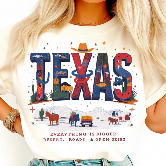 Texas Shirt, Western Desert Shirt, Rustic Texas Shirt, Southern Charm Shirt, Wild West Shirt, Vintage Texas Farm Country Shirt