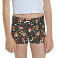 Easygdp Mushroom With Snails Girls Hipster Cotton Underwear Little