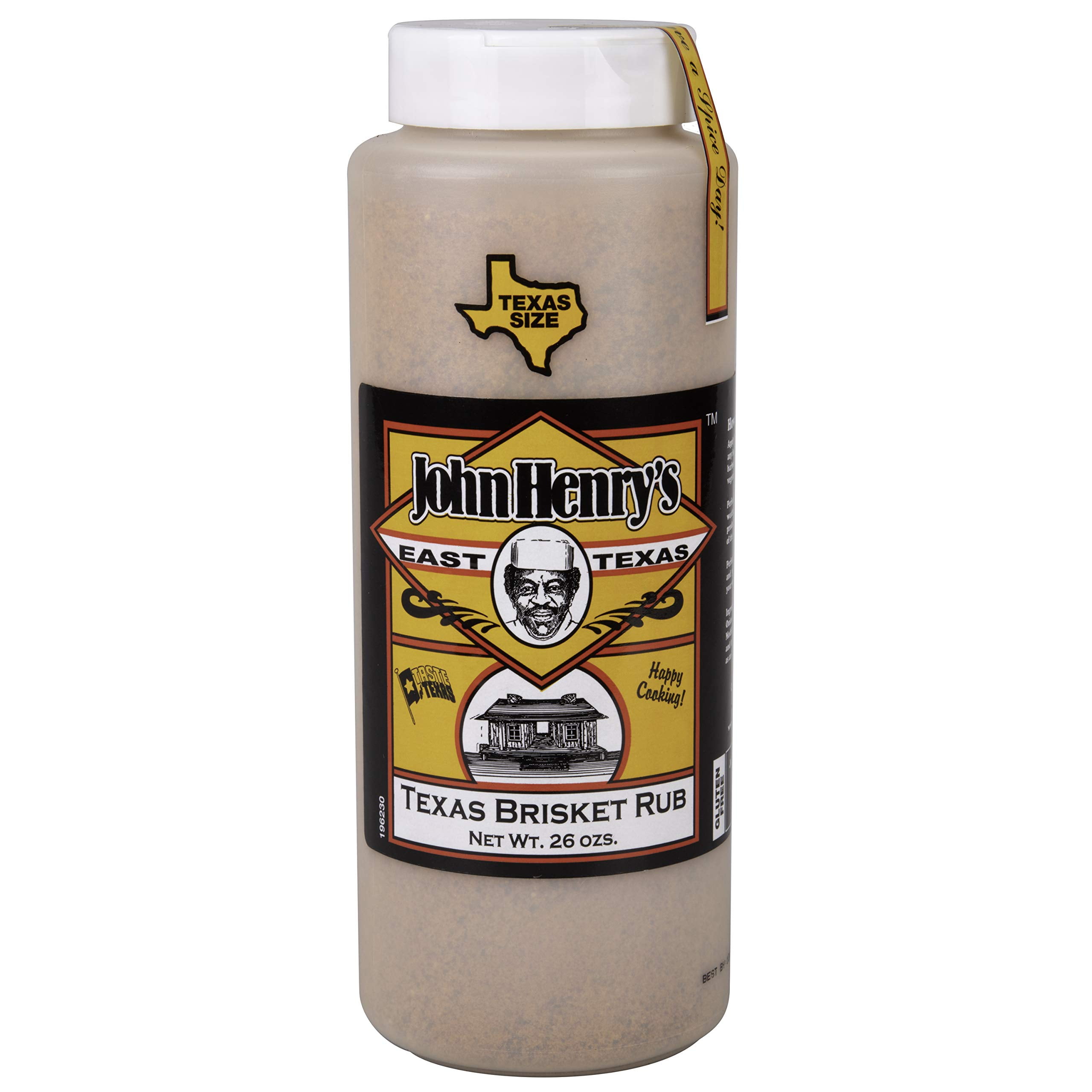 Texas Size John Henry's MMF7 Texas Brisket Rub Seasoning (26 Ounce