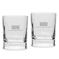 thumbnail image 1 of Texas Southern Tigers 2-Piece 11.75oz. Luigi Bormioli Square Double Old Fashion Glasses Set, 1 of 1