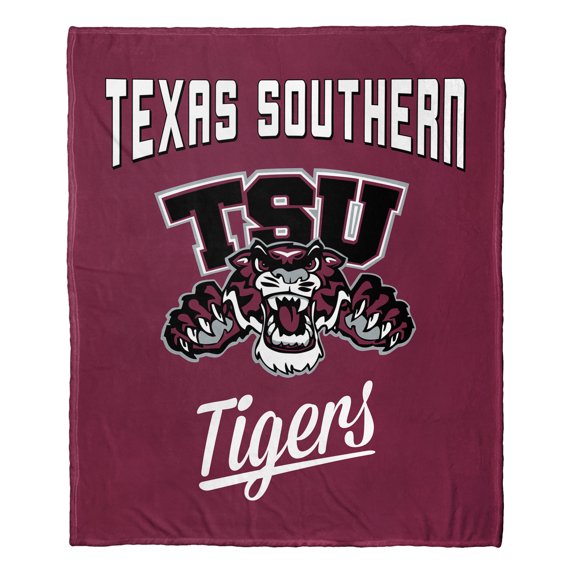 The Northwest 1COL-23600-0396-OOF 50 x 60 in. NCAA Texas Southern University Alumni Silk Touch Throw Blanket