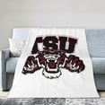 thumbnail image 1 of Texas Southern University Fleece Blanket, Very Soft Microfiber Flannel Blanket for Couch Warm and Cozy for All Seasons, 1 of 6