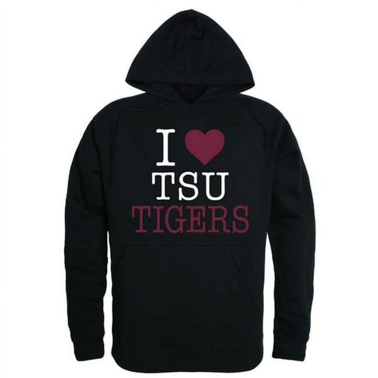 Texas Southern University I Love Hoodie, Black Large