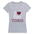 thumbnail image 1 of Texas Southern University I Love T-Shirt for Women, Heather Grey - 2XL, 1 of 1