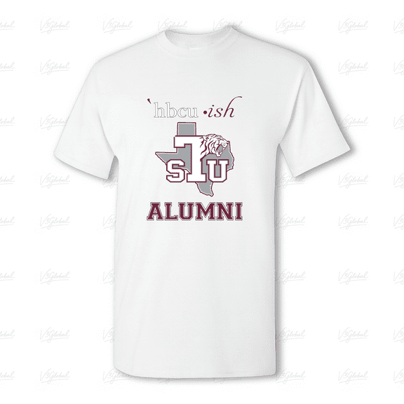 Texas Southern University Tigers, TSU College School Alumni Pride Unisex Tee V80365, for men & women, up to size 5XL