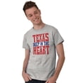 thumbnail image 1 of Texas Southwestern Pride TX Heart Men's Graphic T Shirt Tees Brisco Brands S, 1 of 4