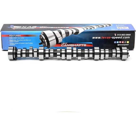 Texas Speed TSP F117 Stealth LS Camshaft | Fits LS1 LS2 LS3 LQ4 LQ9 LM7 LS Engines 5.3L 5.7L 6.0L 6.2L | Mild Performance Cam for Torque & Driveability