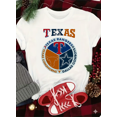 thumbnail image 1 of Texas Sports Teams Logo Rangers Cowboys Longhorns State Pride Graphic Unisex T-Shirt V60198 up to size 5XL, 1 of 2