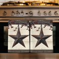 thumbnail image 1 of Texas Star Brown Kitchen Towels Set of 3, Farmhouse Berry Wooden Vintage Absorbent Dish Towels for Kitchen, Microfiber Hand Towel, Quick Drying Tea Towel for Cleaning Decorative Dishcloths, 1 of 7