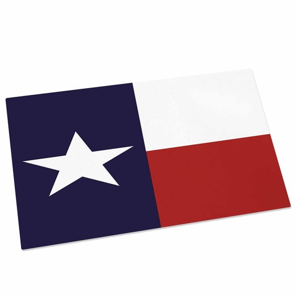 Texas Star Flag Door Mat 18x30 Inch Star and White Red Stripe Entryway Rug with Non-Slip Rubber, Front Door Rug Indoor Floor Mats for Living Room Bathroom Bedroom Home Office