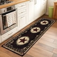 thumbnail image 1 of Texas Star Runner Rugs 2x6 ft Western Retro Red Star Rustic Farmhouse Washable Hallway Rugs Non-Slip Floor Mats Absorbent Carpet Bedside Runners for Bedroom Kitchen Bathroom Laundry Room, 1 of 9