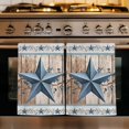 thumbnail image 1 of Texas Star Rustic Kitchen Towels Set of 4, Country Blue Berry Brown Wooden Plank Absorbent Dish Towels for Kitchen, Microfiber Hand Towel, Quick Drying Tea Towel for Cleaning Decorative Dishcloths, 1 of 7