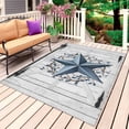 thumbnail image 1 of Texas Star Vintage Outdoor Rug 4x6 Ft, Non Slip Washable Area Rug, Navy Blue Retro Wooden Berry Patio Rugs Carpet Runner, Large Floor Mat for Indoor/Outdoor Deck Porch Camping, 1 of 8