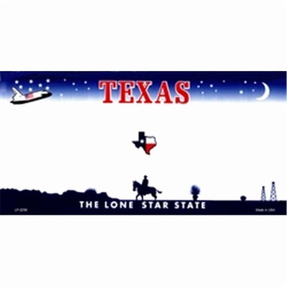 Texas State Background Blanks Flat- Automotive License Plates Blanks for Customizing