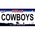 thumbnail image 1 of Texas State Background License Plates- Cowboys 6 x 12, 1 of 1