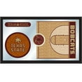 thumbnail image 1 of Texas State Basketball Mirror - Black - 15 x 26 in., 1 of 1