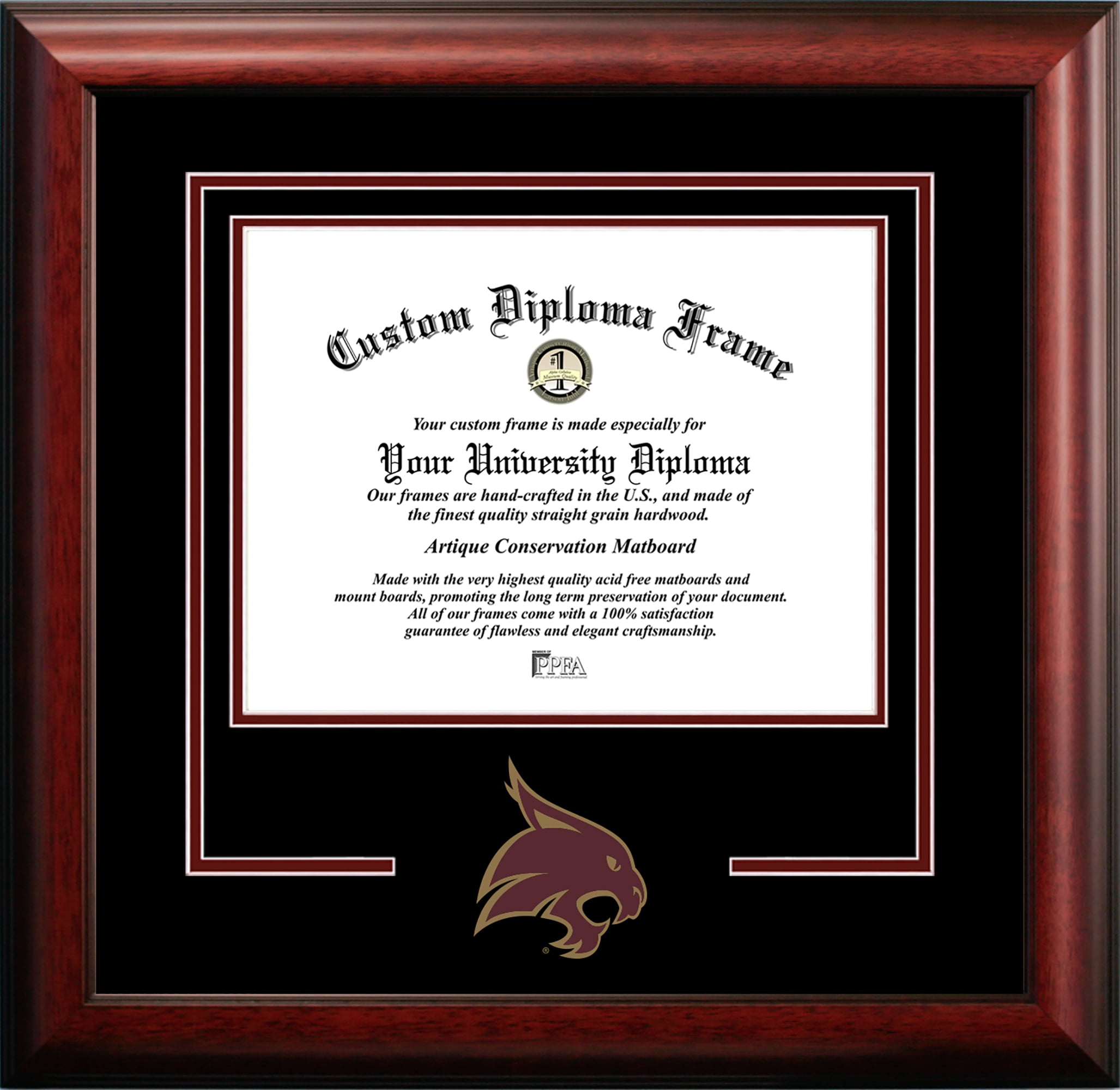 Texas State Bobcats 11" x 14" Spirit Diploma Frame
