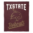 thumbnail image 1 of The Northwest 1COL-23600-0214-OOF 50 x 60 in. NCAA Texas State University Alumni Silk Touch Throw Blanket, 1 of 5