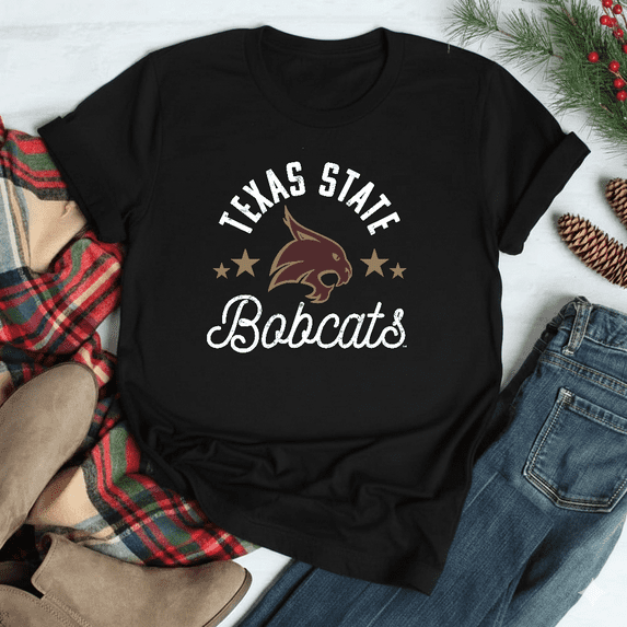 Texas State Bobcats College Spirit Sports Pride Graphic Unisex T-Shirt V10417 up to size 5XL