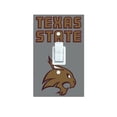 thumbnail image 1 of R & R Imports LSC2-C-TXS19 Texas State Bobcats Light Switch Cover - Pack of 2, 1 of 1