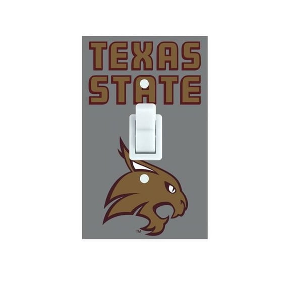 R & R Imports LSC2-C-TXS19 Texas State Bobcats Light Switch Cover - Pack of 2