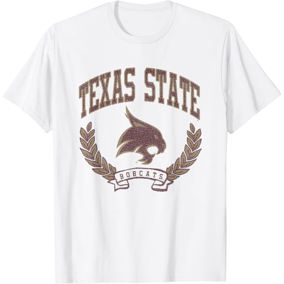 Texas State Bobcats Victory Vintage Logo T-Shirt