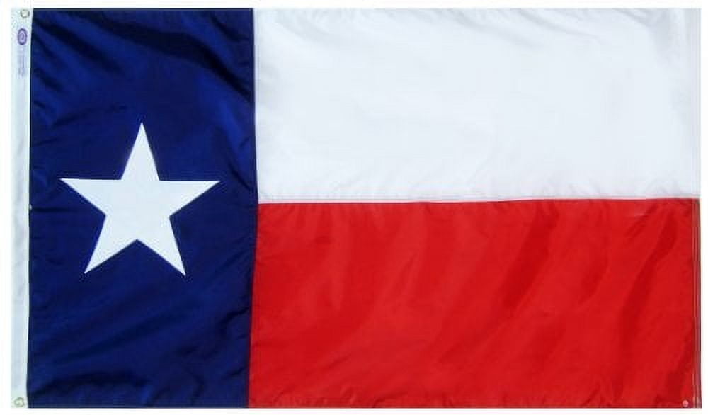 Texas State Flag 3x5' Nylon with Embroidered Star