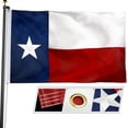 thumbnail image 1 of Texas State Flag 3x5 ft , Embroidered Stars, Sewn Stripes, 300D Durable US USA Flag for Indoor Outdoor Decor with Brass Grommets, 1 of 6