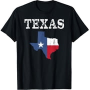 Texas State Flag Map T-Shirt