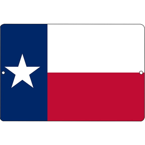 Texas State Flag Metal Tin Sign Wall Decor Man Cave Bar Texans Lone Star