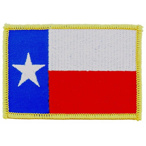 Texas State Flag Patch 2 1/2" x 3 1/2"