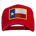 thumbnail image 1 of Texas State Flag Patched Mesh Cap - Red OSFM, 1 of 5