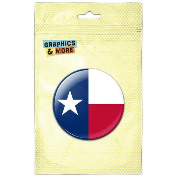 Texas State Flag Refrigerator Button Magnet