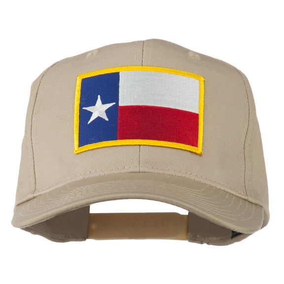 Texas State High Profile Patch Cap - Khaki OSFM