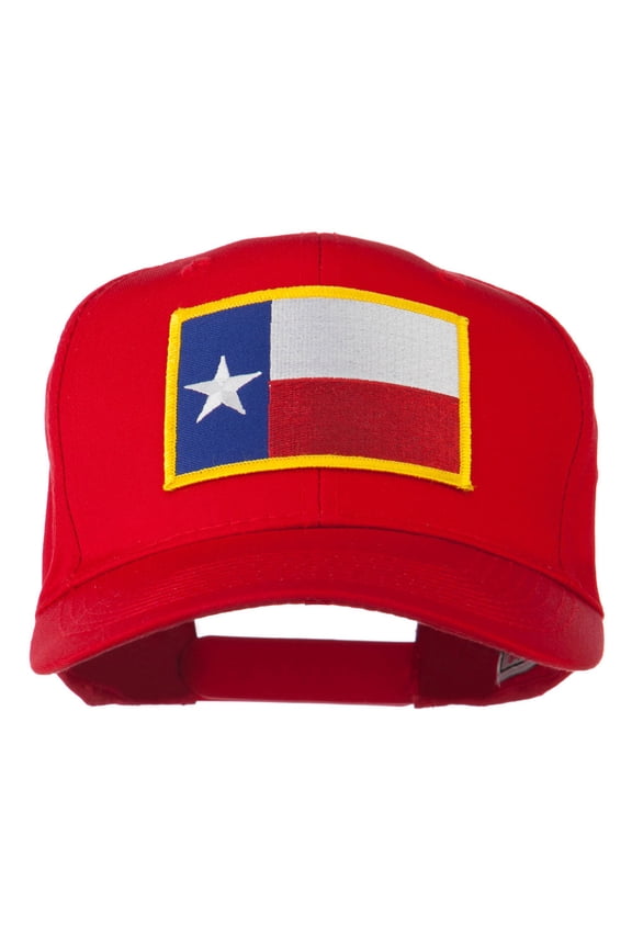 Texas State High Profile Patch Cap - Red OSFM