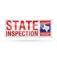 thumbnail image 1 of Texas State Inspection Banner Sign 36 Inch x 96 Inch | 13 oz Vinyl with Metal Grommets | Heavy-Duty Single-Sided Outdoor Durable Printed High-Quality Weatherproof | Made in the USA, 1 of 6