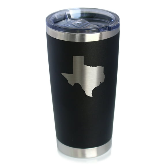Bevvee Insulated Travel Tumbler 20 oz State Of Texas Texas Enthusiast Gifts Tumblers