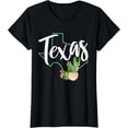 thumbnail image 1 of Texas State Map Pride Cactus Vintage Texas T-Shirt, 1 of 3