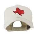 thumbnail image 1 of Texas State Outline Embroidered Cap - Stone OSFM, 1 of 5