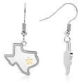 thumbnail image 1 of Texas State Shape French Hook Earrings with Gold Lone Star, 1 of 1