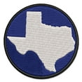 thumbnail image 1 of Texas State Silhouette Applique Multi-Color Embroidered Hook & Loop Patch - 3.5 Inch Large, 1 of 5